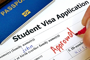 Student visa being approved
