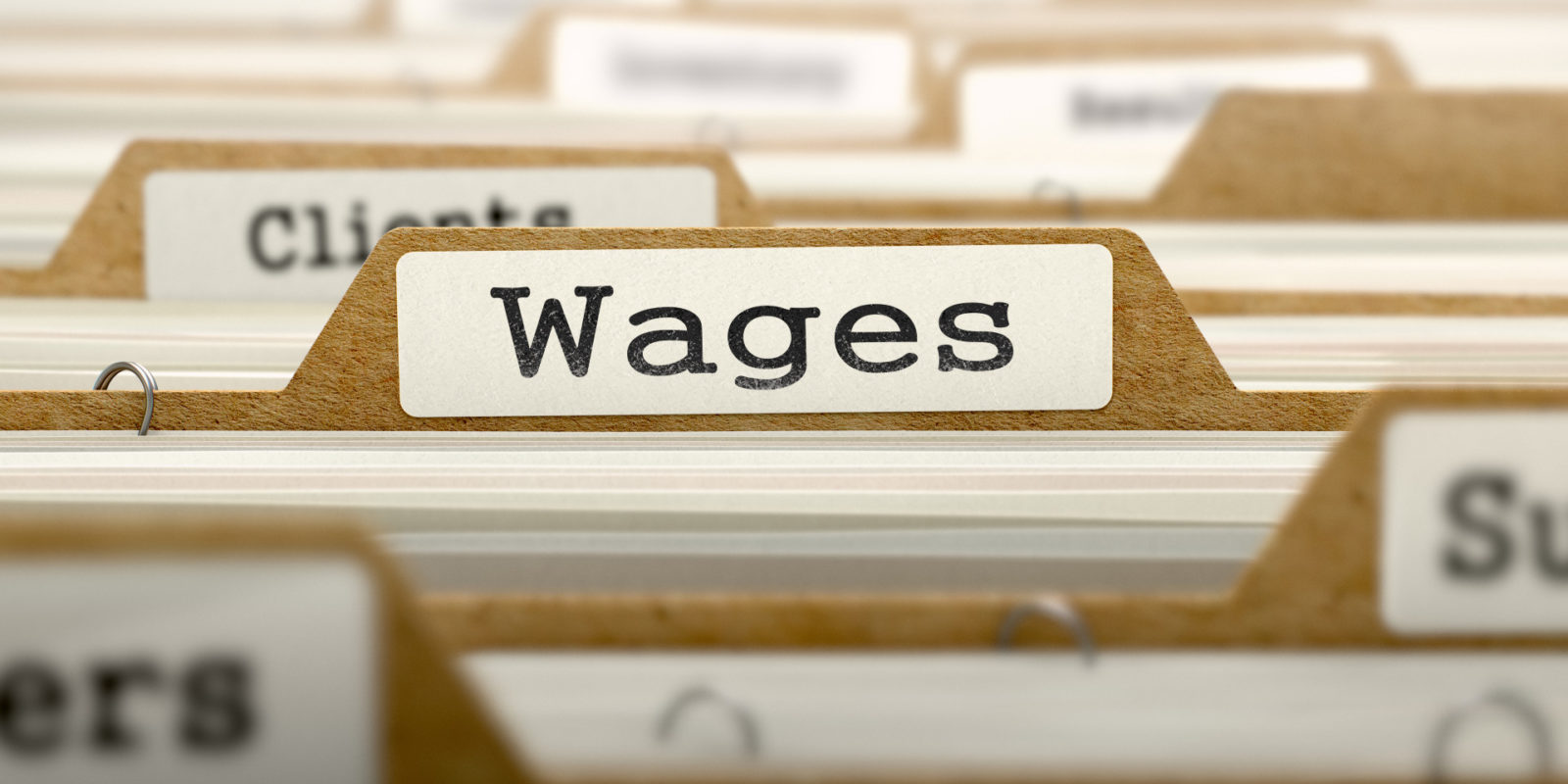 wages folder has documents regarding prevailing wage determination