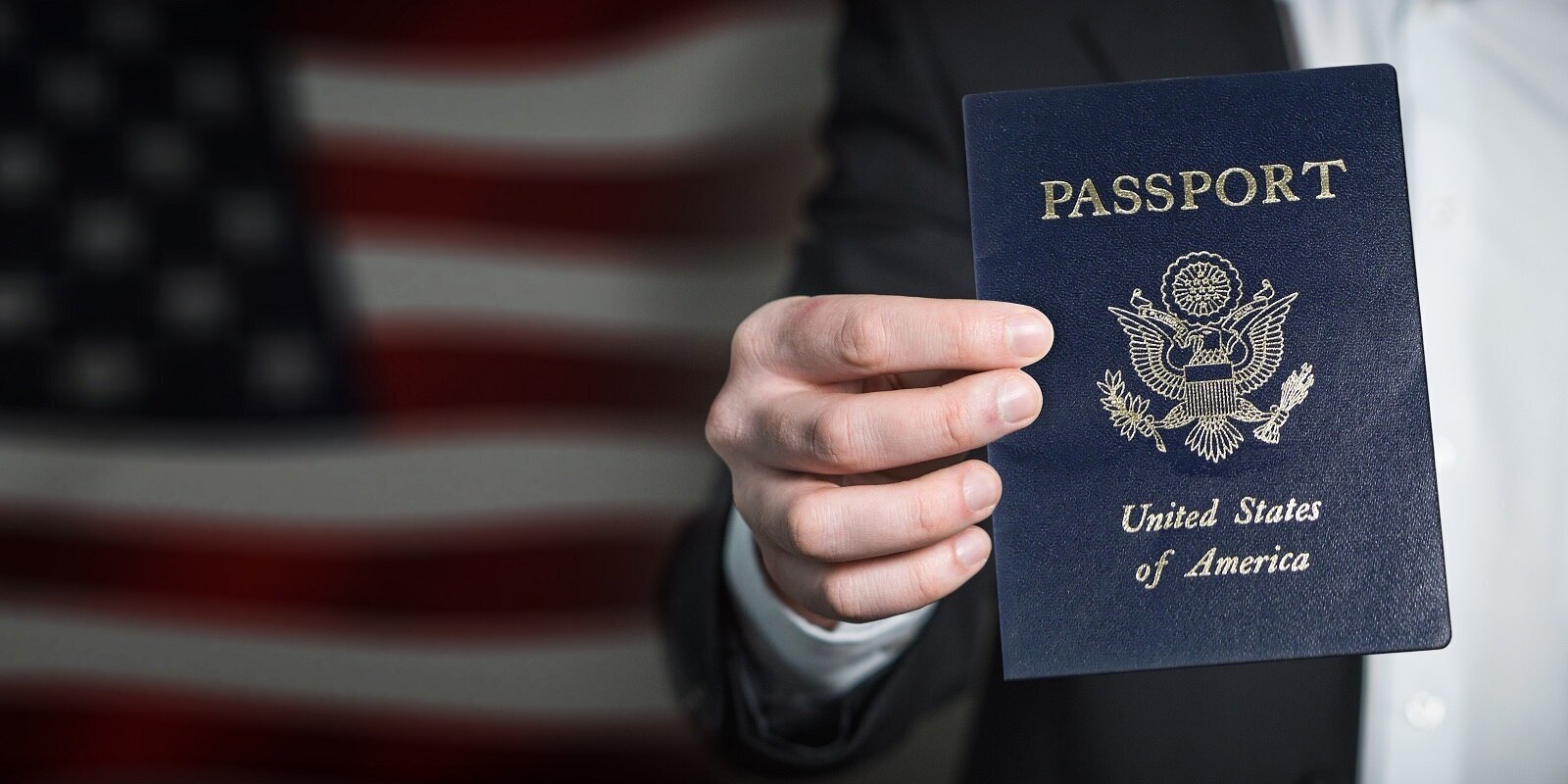 Man Holding US Passport- K1 Visa Process