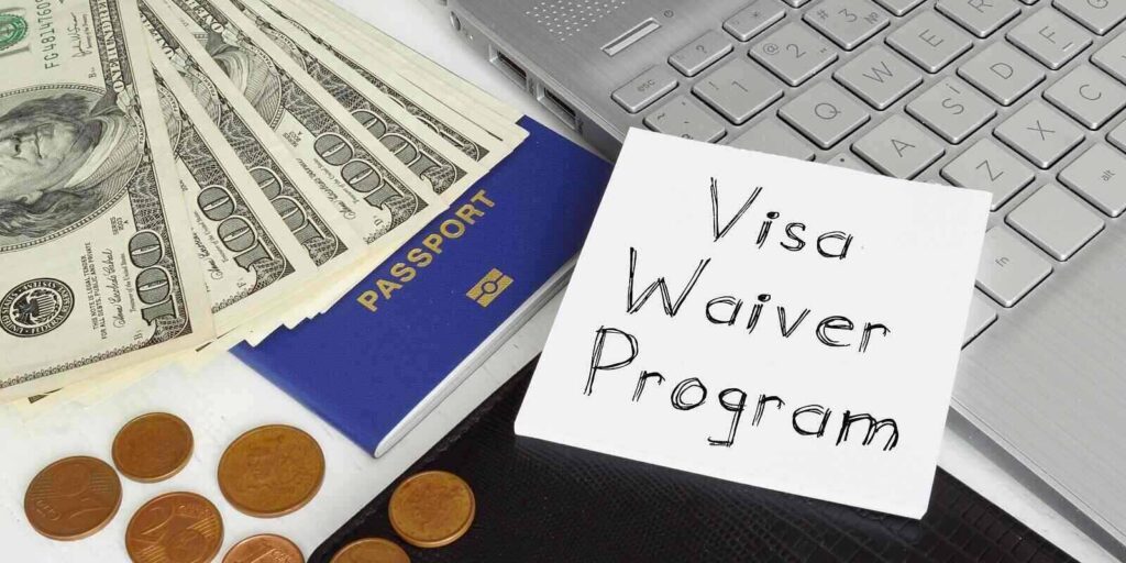 visa waiver program concept