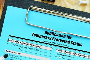 application for temporary protected status