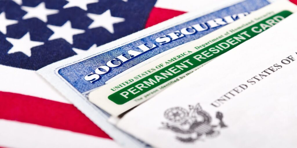 social security and permanent resident card